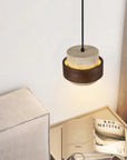Lustre et Noyer - Pendant lamp